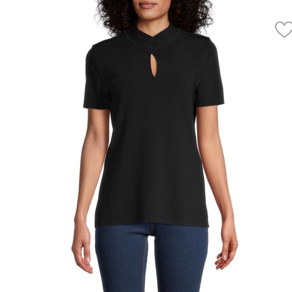 Giorgio Armani Twist Neck Top